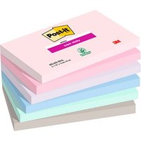 Post-it® Super Sticky Notes Soulful Collection Haftnotizen extrastark farbsortiert, 6 Blöcke von Post-it®