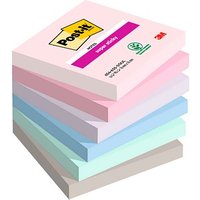 Post-it® Super Sticky Notes Soulful Collection Haftnotizen extrastark farbsortiert, 6 Blöcke von Post-it®