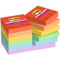 Post-it Playful Haftnotizen extrastark farbsortiert - 12 Blöcke von Post-it®