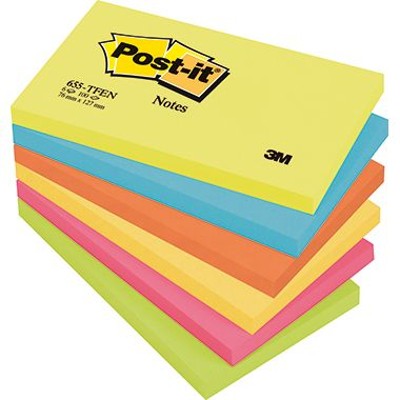 Haftnotiz Active Collection 655TFEN sortiert 6er-Pack von Post-it