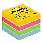 Post-it Haftnotizwürfel 51 x 51 mm Farbig sortiert Ultrafarben 400 Blatt von Post-it