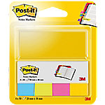 Post-it Haftmarker Rechteckig 2 x 3,8 cm Farbig sortiert Page Marker 4 Stück à 50 Streifen von Post-it