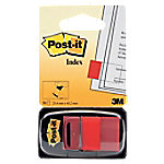 Post-it Index Index-Haftstreifen Rechteckig 2,54 x 4,32 cm Rot I680-1 50 Streifen von Post-it