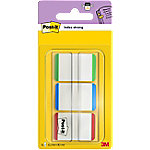 Post-it Haftmarker Rechteckig 2,54 x 3,81 cm Farbig sortiert 3 Stück à 22 Streifen von Post-it