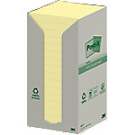 Post-it Recycelte Haftnotizen 76 x 76 mm Kanariengelb 16 Blöcke à 100 Blatt von Post-it