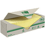 Post-it Recycelte Haftnotizen 76 x 76 mm Kanariengelb 70 Blatt Vorteilspackung 18 + 6 Gratis von Post-it