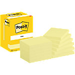 Post-it Sticky Haftnotizen 657-CY 76 x 102 mm 100 Blatt pro Block Gelb 12 Stück von Post-it