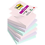 Post-it Sticky Z- Haftnotizen Soulful 76 x 76 Farbig sortiert 90 Blatt 6 Stück von Post-it