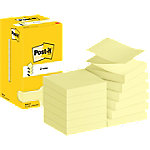 Post-it Sticky Z-Notes Haftnotizen R330-CY 76 x 76 mm 100 Blatt pro Block Gelb 12 Stück von Post-it