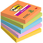 Post-it Super-Haftnotizen 76 x 76 mm Sortiert 90 Blatt 5 Stück von Post-it