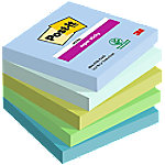 Post-it Super-Haftnotizen Oasis 76 x 76 mm Sortiert 90 Blatt 5 Stück von Post-it