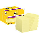 Post-it Super Sticky Haftnotizen 656-12SSCY 51 x 76 mm 90 Blatt pro Block Gelb Rechteckig Unliniert 12 Stück von Post-it