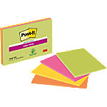 Post-it Haftnotizen 101 x 152 mm Farbig sortiert Rechteckig Blanko 4 Stück à 45 Blatt von Post-it