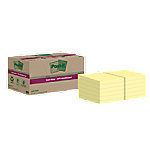 Post-it Super Sticky Recycelte Haftnotizen 47,6 x 47,6 mm Kanariengelb 70 Blatt 12 Blöcke von Post-it