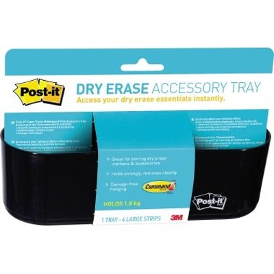 Zubehör-Korb Dry Erase DEFTRAY-EU 1 Korb schwarz 4 Strips von Post-it