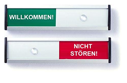 Posta Türschild - WILLKOMMEN - Nicht STÖREN - 125x30mm von Posta