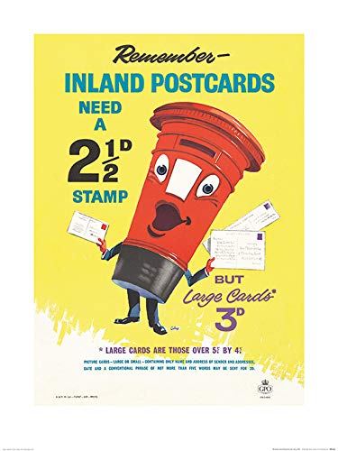 Postal Museum PPR51228 Kunstdrucke, Mehrfarbig, 60 x 80cm von Postal Museum