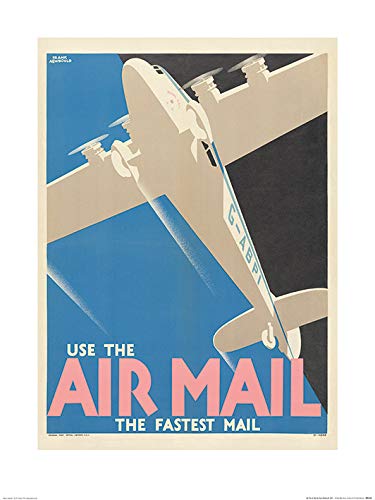 Postal Museum PPR51230 Kunstdrucke, Mehrfarbig, 60 x 80cm von Postal Museum