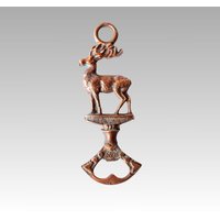 Bronze Flaschenöffner Mit Hirschförmigem Griff, Sammlerstück Bieröffner von PosteRestanteVintage