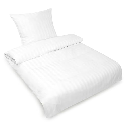 Posteli Hotelbettwäsche aus 100% Baumwolle mit Hotelverschluss, Größe:200x220 / 2X 80x80cm Posteli Hotelbettwäsche aus 100% Baumwolle mit Hotelverschluss, Größe:200x220 / 2X 80x80cm von Posteli