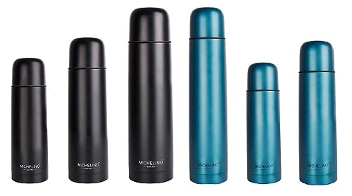 Premium Design Thermosflasche I Thermoskanne I Thermos Flasche Edelstahl I auslaufsicher I spülmaschinen geeignet I (1,0 Liter, Royalblau) von Posten Anker