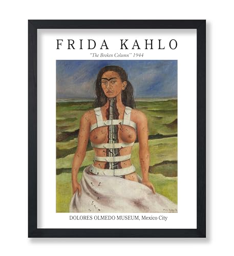 Poster Master Vintage Frida Poster – Retro Broken Column Print – Magischer Realismus Kunst – Mexikanische Kunst – Geschenk für Männer & Frauen – Schicke Wanddekoration für Büro, Schlafzimmer oder von Poster Master