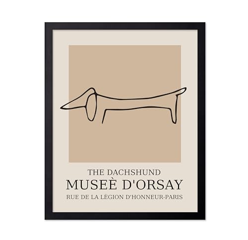 Poster Master Vintage-Dackel-Druck, Picasso-Poster, Retro-Hundekunst, Linienzeichnung, Skizzenkunst, Geschenk für Jungen, Mädchen und Tierliebhaber, Dekoration für Kinderzimmer oder Kinderzimmer, 28 x Poster Master Vintage-Dackel-Druck, Picasso-Poster, Retro-Hundekunst, Linienzeichnung, Skizzenkunst, Geschenk für Jungen, Mädchen und Tierliebhaber, Dekoration für Kinderzimmer oder Kinderzimmer, 28 x von Poster Master