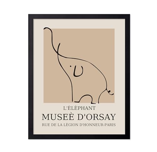 Poster Master Vintage Picasso Poster – Retro-Elefantendruck – Linienzeichnung Kunst – Skizze Wandkunst – Geschenk für Jungen und Mädchen – niedliche Wanddekoration für Schlafzimmer, Kinderzimmer oder Poster Master Vintage Picasso Poster – Retro-Elefantendruck – Linienzeichnung Kunst – Skizze Wandkunst – Geschenk für Jungen und Mädchen – niedliche Wanddekoration für Schlafzimmer, Kinderzimmer oder von Poster Master