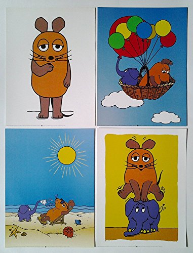 Poster+ Die Sendung mit der Maus: Kleinformat Set - 4 Verschiedene Poster+ Die Sendung mit der Maus: Kleinformat Set - 4 Verschiedene von Poster+