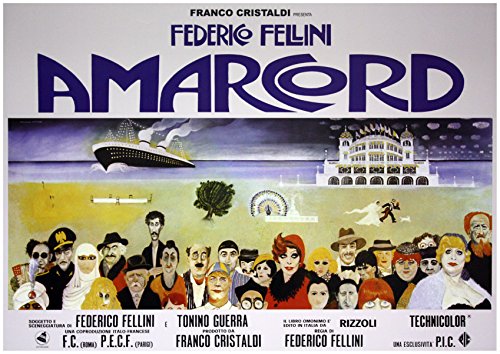 Movie Amarcord Federico Fellini Poster – Größe: 100 x 70 cm von Poster