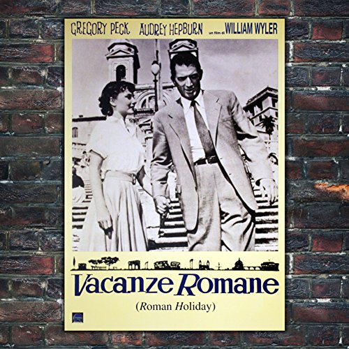 Movie Poster Romane Urlaub - Roman Holiday - Dreifaltigkeit der Berge - 70 x 100 cm von Poster