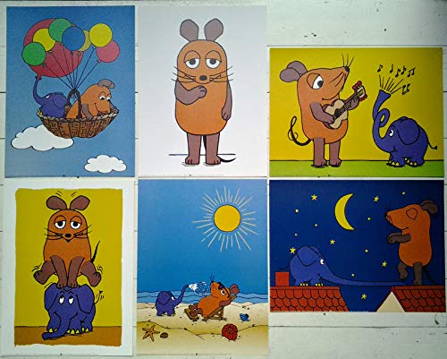 Poster+ Die Sendung mit der Maus: Kleinformat Set - 6 Verschiedene Kleinformat Poster+ Die Sendung mit der Maus: Kleinformat Set - 6 Verschiedene Kleinformat von Poster+