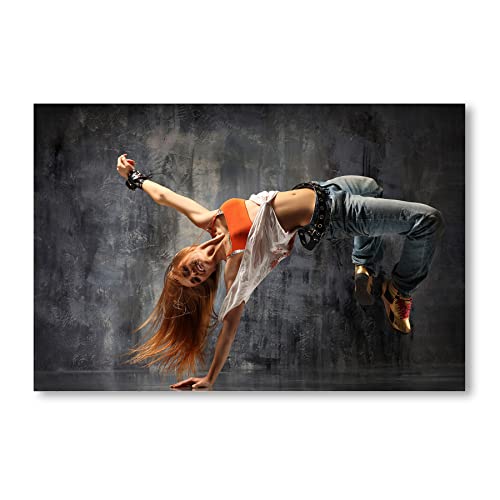 Postereck - 0189 - Hip Hop, Tänzerin Tanzen Musik Street Dance Frau - Wandposter Fotoposter Bilder Wandbild Wandbilder - Poster - 3:2 - 91,0 cm x 61,0 cm von Poster