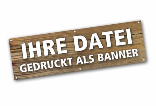 Poster38 PVC Banner von Ihrer Datei 150 x 50 cm inklusive Druck und Ösen von Poster38