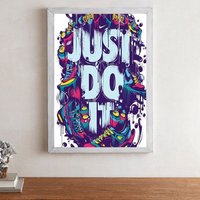 Nike "Just Do It" Poster Tapete Kunst von SafetyKeyChainsByBW