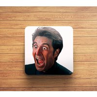 Heat Untersetzer - Al Pacino Scene Coaster Lustige Holzuntersetzer Digitaler Ölfarbe von PosterMugsRus