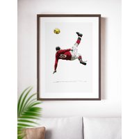 Wayne Rooney - Poster Print, Manchester United von Posterbysam