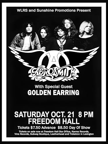 Aerosmith Live Concert at Freedom Hall Saturday October 21 - Poster cm 30 x 40 Aerosmith Live Concert at Freedom Hall Saturday October 21 - Poster cm 30 x 40 von Postercinema