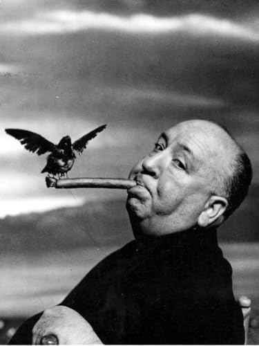 Alfred Hitchcock (The Birds) - Poster cm. 30 x 40 von Postercinema