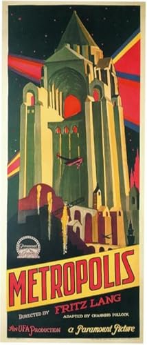 Metropolis Fritz Lang Poster 30 x 70 cm von Postercinema