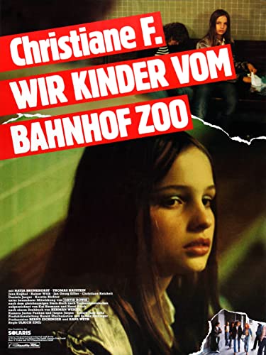 Postercinema - Wir Kinder vom Bahnhof Zoo, 30 x 40 cm Poster für Heimbüro von Postercinema