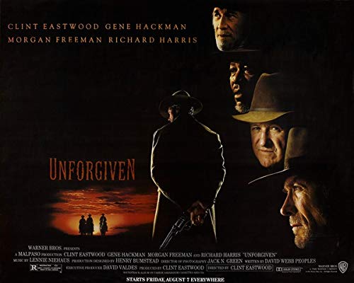 Unforgiven - Poster cm. 30 x 40 von Postercinema