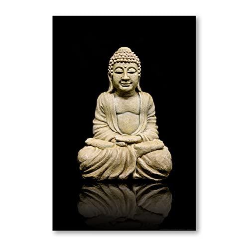 Postereck - 0153 - Buddha Statue, Religion Engel Religion Buddhismus - Kunst Wandposter Fotoposter Bilder Wandbild Wandbilder - Poster - 3:2-61,0 cm x 40,5 cm von Postereck
