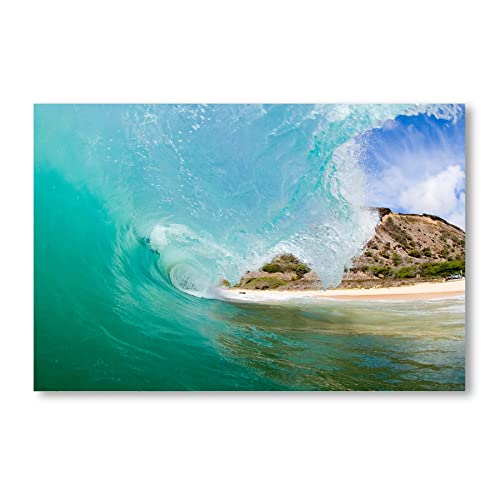 Postereck - 0256 - Welle, Meer Sonne Strand Wasser Natur Urlaub - Wandposter Fotoposter Bilder Wandbild Wandbilder - Poster - 4:3-40,0 cm x 30,0 cm von Postereck