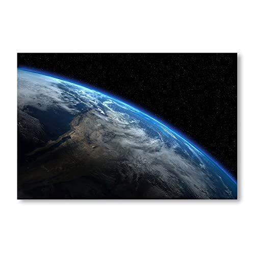 Postereck - 0269 - Erde von Oben, Astronomie Universum Orbit Weltall - Wandposter Fotoposter Bilder Wandbild Wandbilder - Poster - DIN A3-29,7 cm x 42,0 cm von Postereck