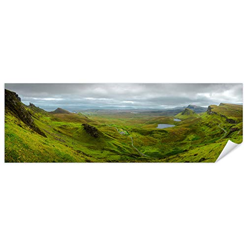 Postereck - 0484 - Panorama, Schottland Natur Landschaft Weite - Wandposter Fotoposter Bilder Wandbild Wandbilder - Poster - 121,0cm x 40,5cm von Postereck