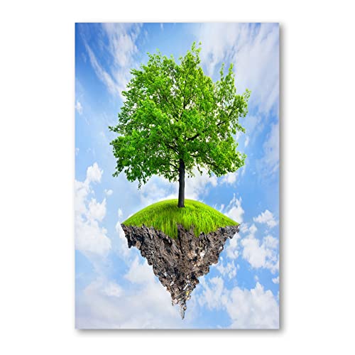 Postereck - 2665 - Artwork, Kunst Baum Wolken Natur Himmel Fliegen - Wandposter Fotoposter Bilder Wandbild Wandbilder - Poster - 3:2-30,0 cm x 20,0 cm von Postereck