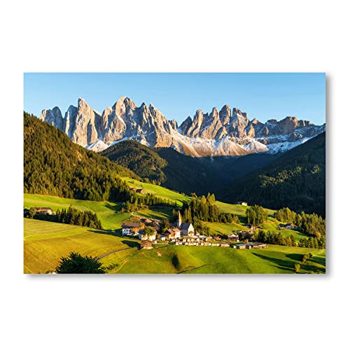 Postereck - 2762 - Dolomiten, Italien Natur Landschaft Berge Gebirge - Wandposter Fotoposter Bilder Wandbild Wandbilder - Leinwand - 60,0 cm x 40,0 cm von Postereck