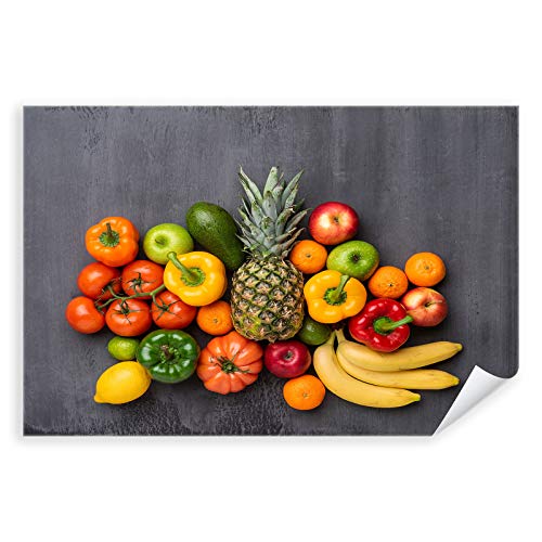 Postereck - 2839 - Obst Gemüse, Küche Kochen Gesund Vegan Ernährung - Wandposter Fotoposter Bilder Wandbild Wandbilder - Poster - 3:2-61,0 cm x 40,5 cm von Postereck