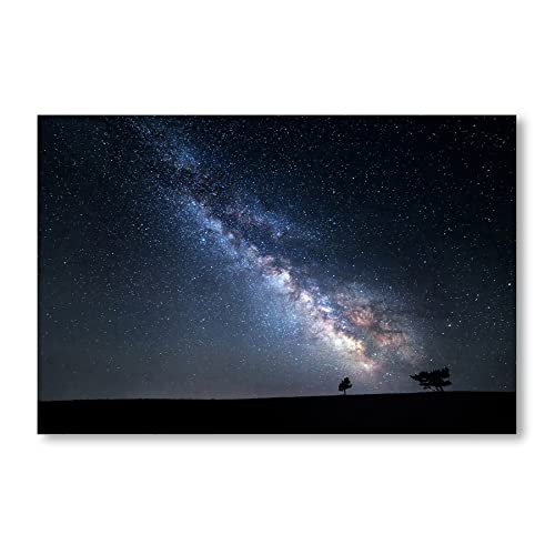 Postereck - 2916 - Milchstrasse, Galaxie Planeten Astronomie Himmel - Wandposter Fotoposter Bilder Wandbild Wandbilder - Leinwand - 75,0 cm x 50,0 cm von Postereck